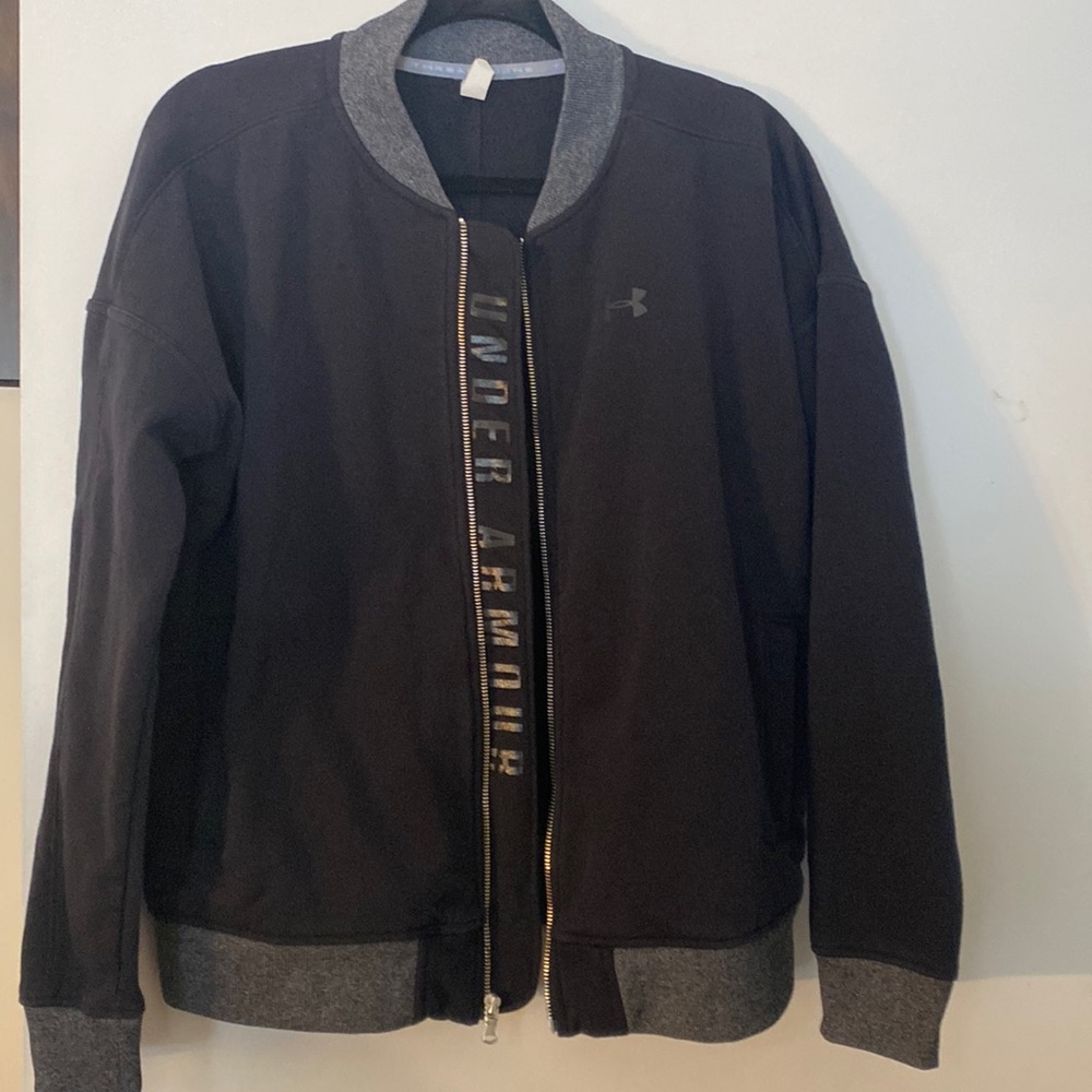 Underarmour black jacket with grey accents size M never worn! BN